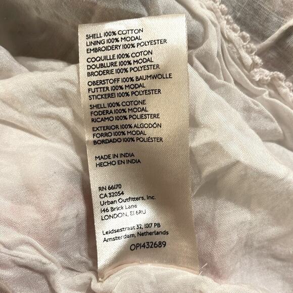 Anthropologie Women’s Flutter Printed Mini Dress Boho Summer Size 16 - Picture 12 of 12